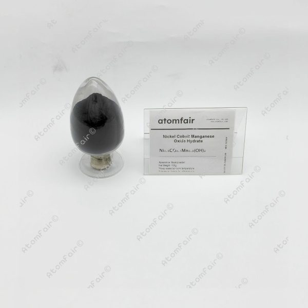 Atomfair Precursor Powder of NCM(OH)2(Ni:Co:Mn = 6:1:3) for High Capacity NCM Cathode Powder,Polycrystalline, 100g