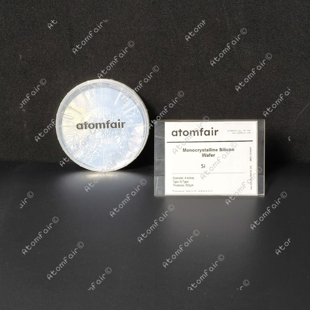 N-Type Monocrystalline Silicon Wafer 4-Inch 500μm ATOMFAIR®