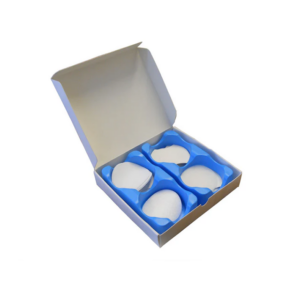 White Whatman GF/A glass fiber battery separator with 25mm diameter by Atomfair for lithium battery R&D.