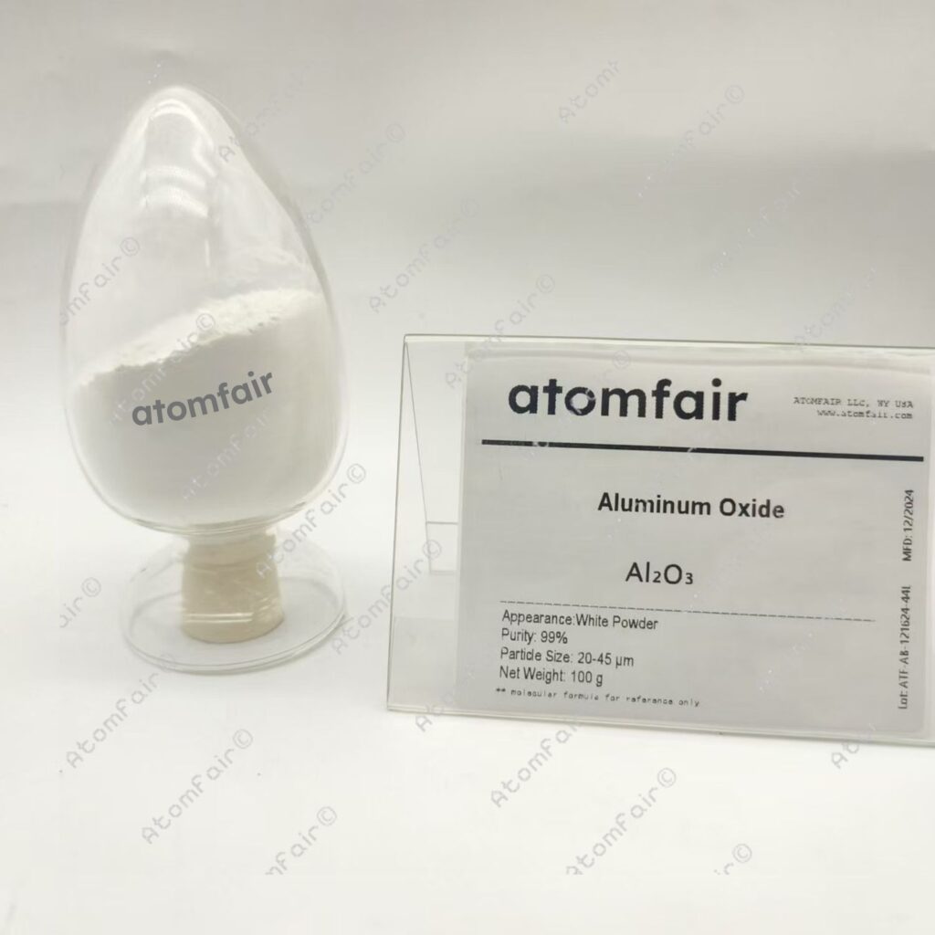 Aluminum Oxide ≥99.8% Powder 100g 0.5–10 μm ATOMFAIR®