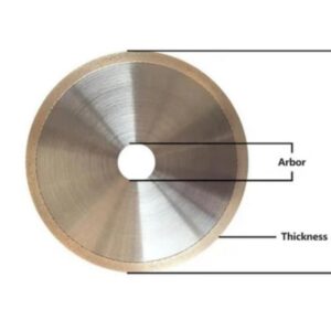 Atomfair Customized Diamond Cut-off Wheels - Metal/Resin Bond, 60-400mm OD, 0.2-3.0mm Thickness, for Super Hard Materials