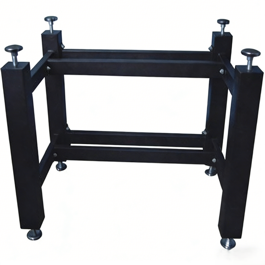 High-Stability Rigid Breadboard Stand - Atomfair RBS 369 with 700mm Height, ±30/-10mm Adjustment & Vibration Isolation Rubber Pads for Laboratory, Industrial R&D & Educational Precision Experiments