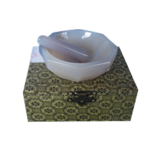 Atomfair Agate Mortar (Atomfair-AM-8925), 60mm Diameter International Standard, High Hardness Wear Resistant, IR Sampling Powder Grinding Lab Accessory