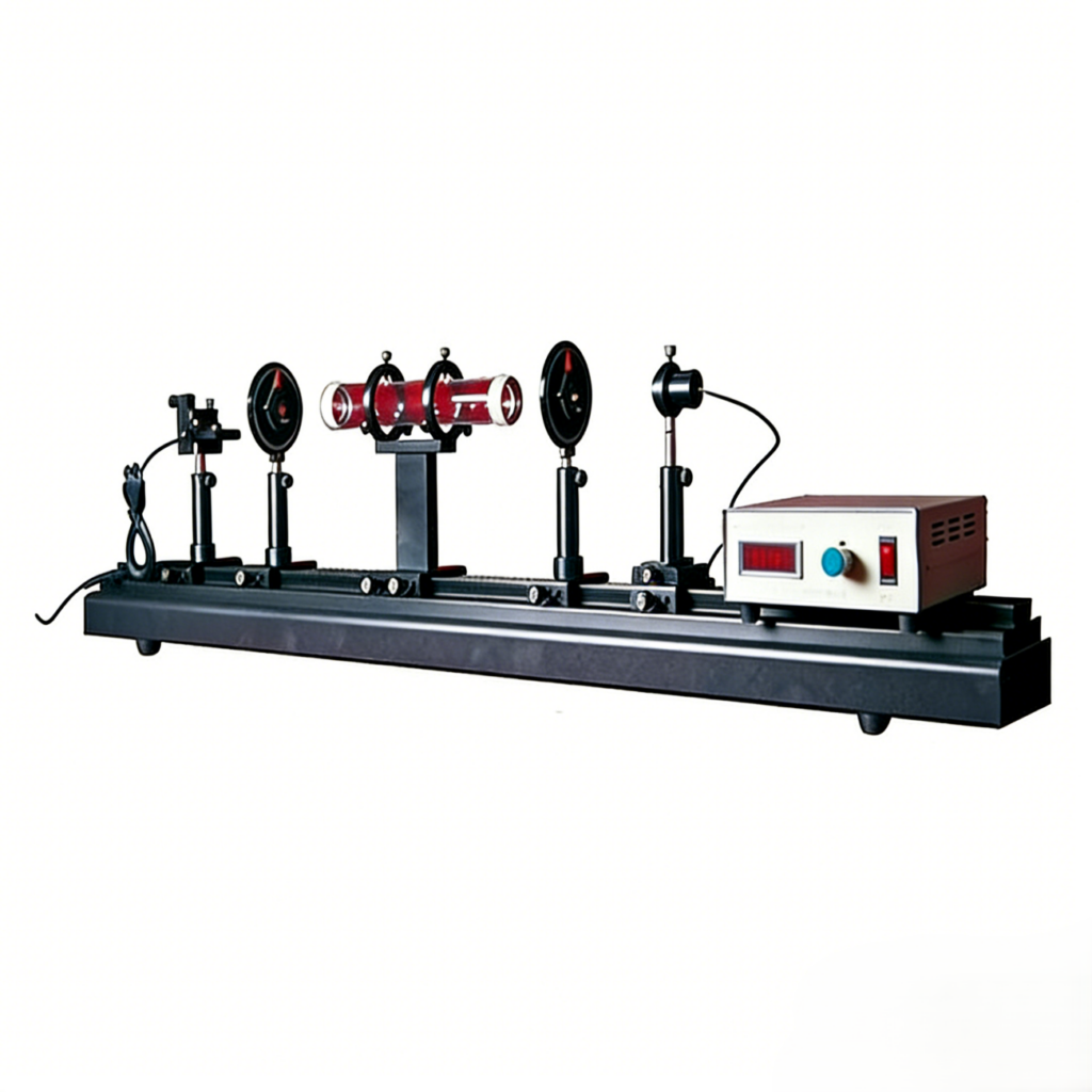 Atomfair-PolRot-Exp-739 Professional Polarization Optical Rotation Experiment Setup - International Standard, Multifunctional for College Physics Labs, Glucose Concentration Measurement with Precision Components