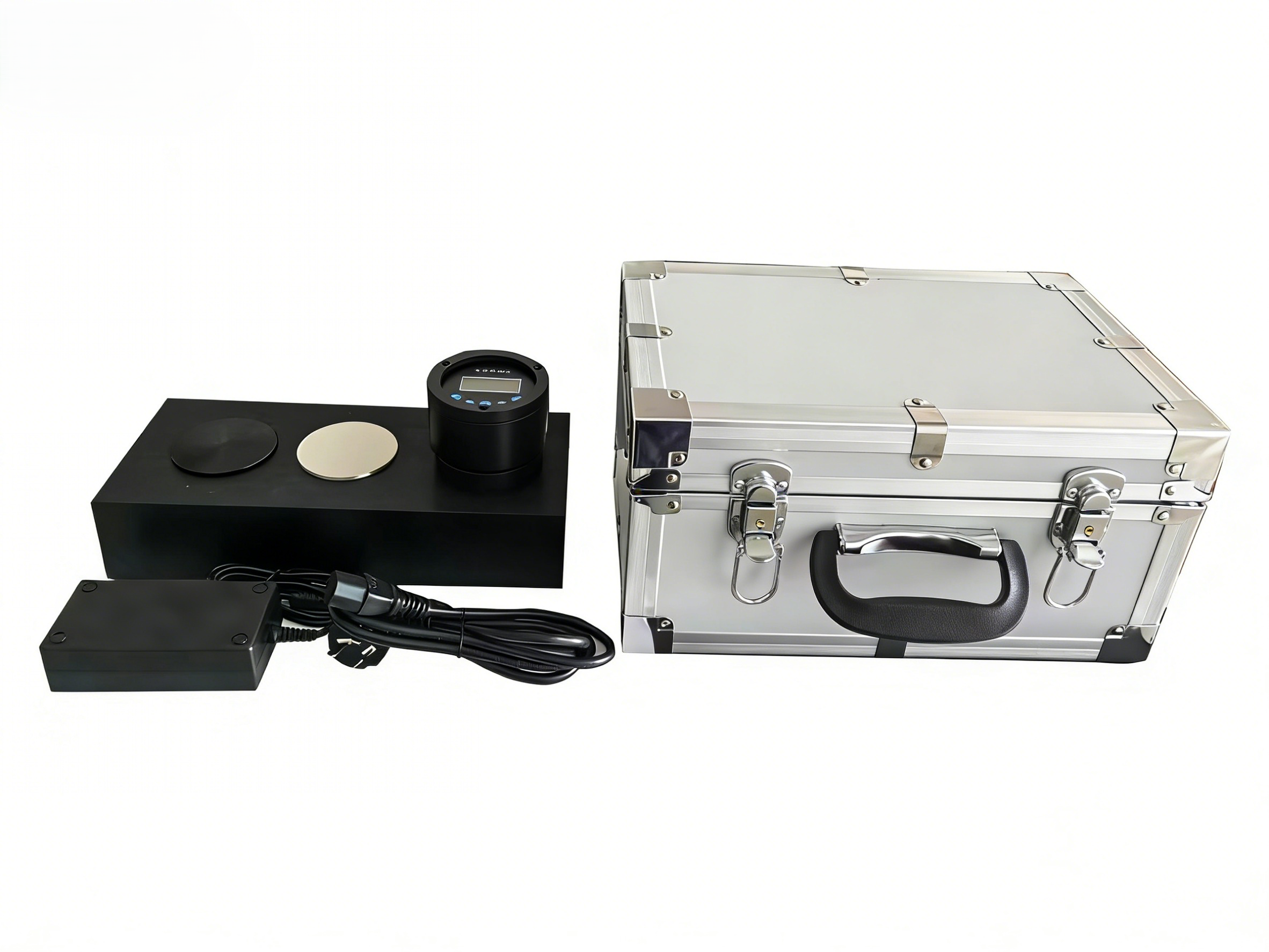 Atomfair Hemispherical Emissivity Tester, Integrated LCD Probe, ±1% Accuracy 0.01 Resolution, ASTM C1371, Architectural Coating & Aerospace Material Testing