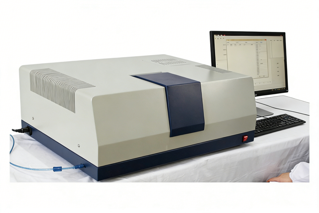 Atomfair Architectural Glass Optical Tester, Dual Imported Detectors, 190-3200nm ISO 9050, Visible Light Transmittance & Shading Coefficient Measurement