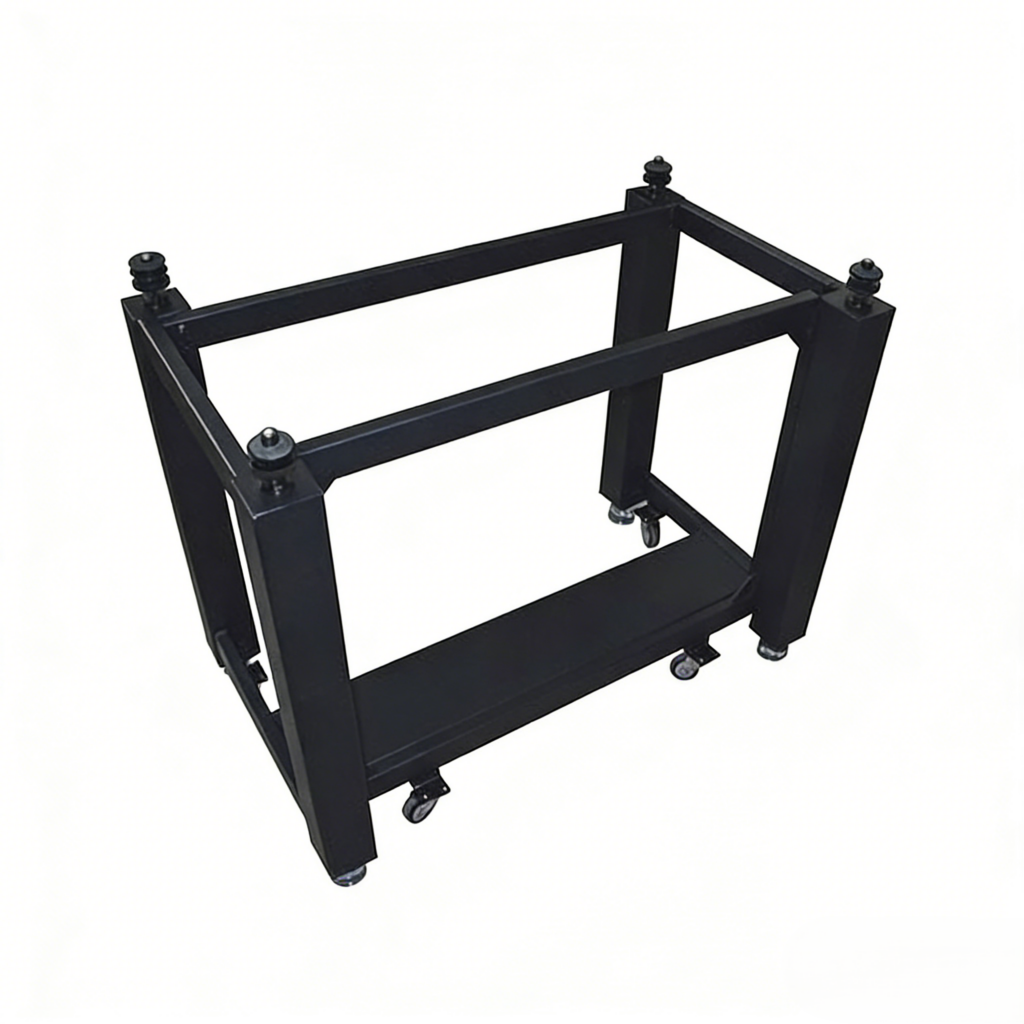 Atomfair RBS-W 519 Wheeled Rigid Breadboard Stand - International Standard Laboratory Accessory with 700mm Height, ±30mm to -10mm Adjustable Range, Vibration Isolation & Swivel Casters for Multi-Size Worktops