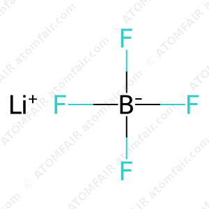 Atomfair Lithium Tetrafluoroborate CAS 14283-07-9 LiBF₄ 99.95% Battery Grade Moisture 50g
