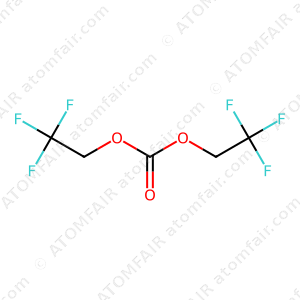 Atomfair Bis(2,2,2-trifluoroethyl) Carbonate CAS 1513-87-7 TFDEC 99% Battery Grade Moisture 50g