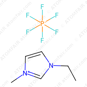 Atomfair 1-Ethyl-3-methylimidazolium Hexafluorophosphate CAS 155371-19-0 EMI-PF₆ 99.9% Battery Grade Moisture 50g.