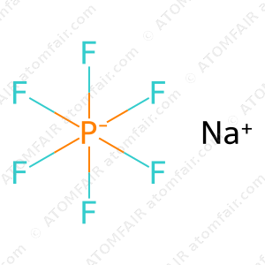 Atomfair Sodium Hexafluorophosphate CAS 21324-39-0 NaPF₆ 99.95% Battery Grade Moisture 50g