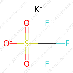 Atomfair Potassium Trifluoromethanesulfonate CAS 2926-27-4 KCF₃SO₃ 99.95% Battery Grade Moisture 50g