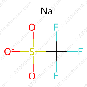 Atomfair Sodium Trifluoromethanesulfonate CAS 2926-30-9 NaCF₃SO₃ 99.95% Battery Grade Moisture 50g