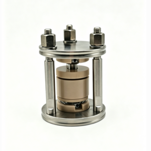 Atomfair High-Precision PEEK Insulated Constant-Spacing Solid-State Battery Mold  Ø70 mm × 94 mm