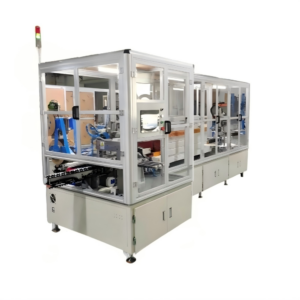 Atomfair-FLM-814 Automatic Cylindrical Battery Film Wrapping Machine ≥8PPM Efficiency With Inkjet & Heat Shrink