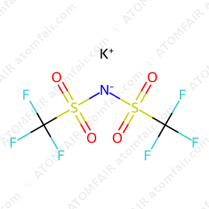 Atomfair Potassium Bis(trifluoromethanesulfonyl)imide CAS 90076-67-8 KTFSI 99.95% Battery Grade Moisture 50g