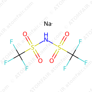 Atomfair Sodium Bis(trifluoromethanesulfonyl)imide CAS 91742-21-1 NaTFSI 99.95% Battery Grade Moisture 50g