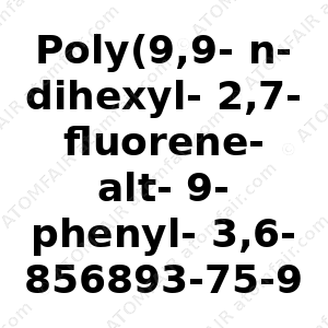 Poly(9,9-n-dihexyl-2,7-fluorene-alt-9-phenyl-3,6- carbazole) (CAS: 856893-75-9)