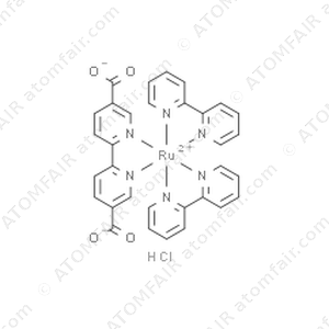 Ruthenium, bis(2,2'-bipyridine-κN1,κN1')[[2,2'-bipyridine]-5,5'-dicarboxylato(2-)-κN1,κN1']-, hydrochloride (1:2), (OC-6-22) (CAS: 258334-13-3)