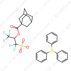 Triphenyl sulfonium, salt with 1-(difluorosulfomethyl)-2,2,2-trifluoroethyl tricyclo[3.3.1.13,7]decane-1-carboxylate (1:1) (CAS: 911683-93-7)