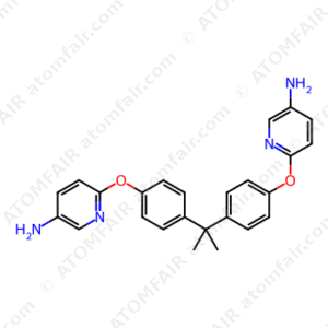 2,2’-bis[4-(5-amino-2-pyridinoxy)phenyl]propane (CAS: 1621090-03-6)