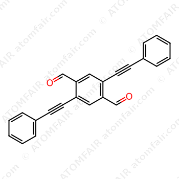 1,4-Benzenedicarboxaldehyde, 2,5-bis(phenylethynyl) (CAS: 97094-35-4)