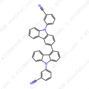 3,3-(9H,9H-3,4-Bicarbazole-9,9-diyl)dibenzonitrile (CAS: 1622297-83-9)