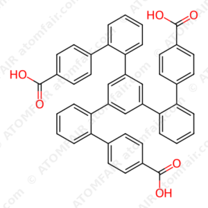 [1,1':2',1'':3'',1''':2''',1''''-Quinquephenyl]-4,4''''-dicarboxylic acid, 5''-(4'-carboxy[1,1'-biphenyl]-2-yl) (CAS: 1351983-66-8)