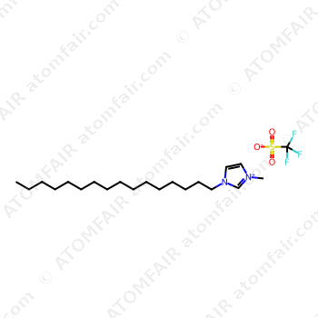 1-hexadecyl-3-methylimidazolium trifluoromethanesulfonate (CAS: 404001-54-3)