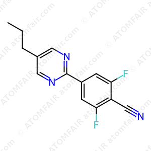 2,6-difluoro-4-(5-propylpyrimidin-2-yl)benzonitrile (CAS: N/A)