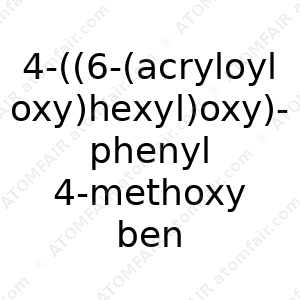 4-((6-(acryloyl oxy)hexyl)oxy)phenyl 4-methoxy benzoate (CAS: N/A)
