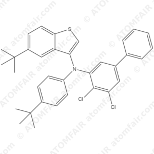 Benzo[b]thiophen-3-amine, N-(4,5-dichloro[1,1'-biphenyl]-3-yl)-5-(1,1-dimethylethyl)-N-[4-(1,1-dimethylethyl)phenyl] (CAS: 2833676-60-9)