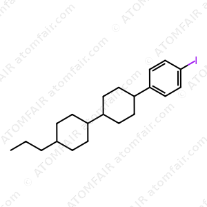 1-iodo-4-(4-(4-propylcyclohexyl)cyclohexyl)benzene (CAS: N/A)