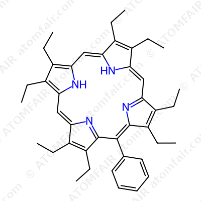 5-Phenyl-2,3,7,8,12,13,17,18-octaethylporphyrin (CAS: 60188-33-2)