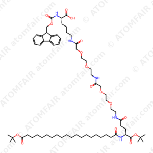 Fmoc-L-Lys[C20-OtBu-Glu(OtBu)-AEEA-AEEA]-OH (CAS: 2915356-76-0)