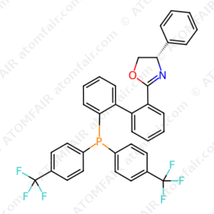 (S)-2-(2'-(bis(4-(trifluoromethyl)phenyl)phosphanyl)-[1,1'-biphenyl]-2-yl)-4-phenyl-4,5-dihydrooxazole (CAS: 1266398-39-3)