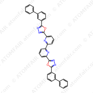 6,6'-Bis[5-(biphenyl-4-yl)-1,3,4-oxadiazo-2-yl]-2,2'- bipyridyl (CAS: 1219827-28-7)