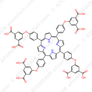 5,10,15,20-Tetra(4-(3,5-dicarboxylphenoxy)phenyl)porphyrin (CAS: 2027551-44-4)