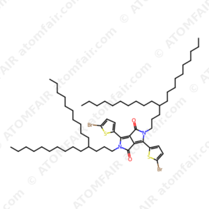 Pyrrolo[3,4-c]pyrrole-1,4-dione, 3,6-bis(5-bromo-2-thienyl)-2,5-bis(4-decyltetradecyl)-2,5-dihydro (CAS: 1679325-62-2)