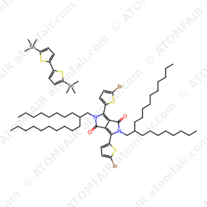 Poly{2,2'-[(2,5-bis(2-octyldodecyl)-3,6-dioxo-2,3,5,6- tetrahydropyrrolo[3,4-c]pyrrole-1,4-diyl)]dithiophene-5,5'-diyl-alt-2,2'-bithiophene-5,5'-diyl} (CAS: 1267540-03-3)