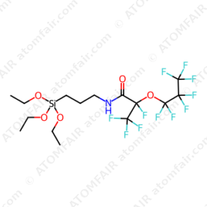 Propanamide, 2,3,3,3-tetrafluoro-2-(1,1,2,2,3,3,3-heptafluoropropoxy)-N-[3-(triethoxysilyl)propyl] (CAS: 1052667-99-8)