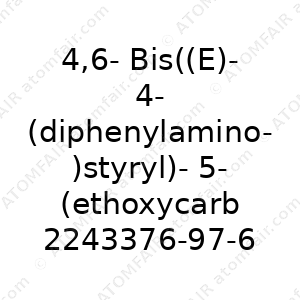 4,6-Bis((E)-4-(diphenylamino)styryl)-5-(ethoxycarbonyl)- 2,2-difluoro-2H-1,3,2-dioxaborinin-1-ium-2-uide (CAS: 2243376-97-6)