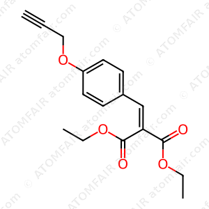 Diethyl [4-(prop-2-yn-1-yloxy)benzylidene]propanedioate (CAS: 146763-69-1)