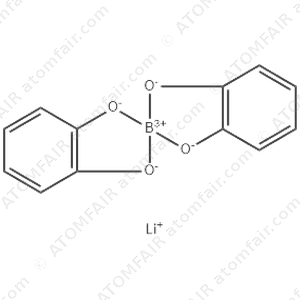 Borate(1-), bis[1,2-benzenediolato(2-)-κO1,κO2]-, lithium (1:1), (T-4) (CAS: 156762-86-6)