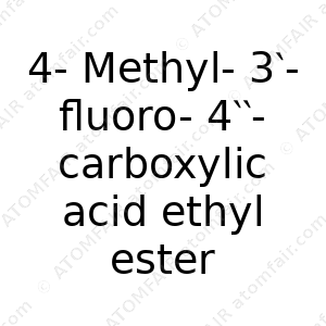 4-Methyl-3‵-fluoro-4‵‵-carboxylic acid ethyl ester terphenyl (CAS: N/A)