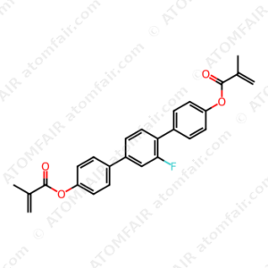 2-Propenoic acid, 2-methyl-, 2'-fluoro[1,1':4',1''-terphenyl]-4,4''-diyl ester (9CI) (CAS: 164917-82-2)