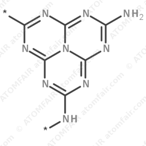 Poly[(8-amino-1,3,4,6,7,9,9b-heptaazaphenalene-2,5-diyl)imino] (CAS: 32518-77-7)