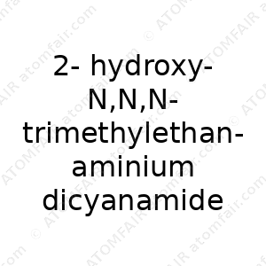 2-hydroxy-N,N,N-trimethylethanaminium dicyanamide (CAS: N/A)