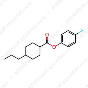 trans-4-Propylcyclohexanecarboxylic acid 4-fluorophenyl ester (CAS: 79912-81-5)