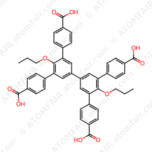 5',5''-bis(4-carboxyphenyl)-4'',6'-dipropoxy-[1,1':3',1'':3'',1'''-quaterphenyl]-4,4'''-dicarboxylic acid (CAS: N/A)